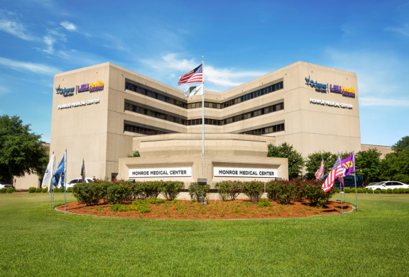 Ochsner Health LSU Monroe Hospital Exterior